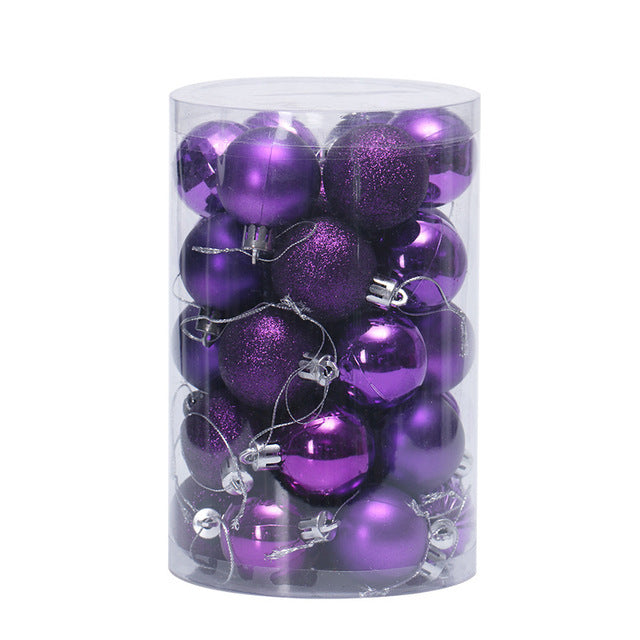 34pcs Christmas Ball Ornaments Set 4cm – Shatterproof Xmas Tree Decorations