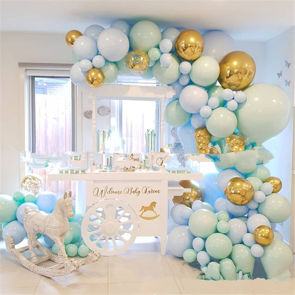 Pastel Macaron Balloon Garland – Rose Gold Balloon Kit for Wedding, Birthday & Party Decoration
