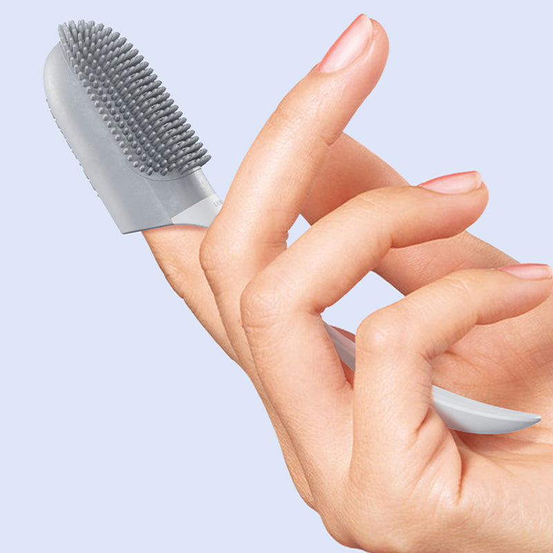 Dog Finger Toothbrush – Pet Dental Care Brush for Dogs & Cats