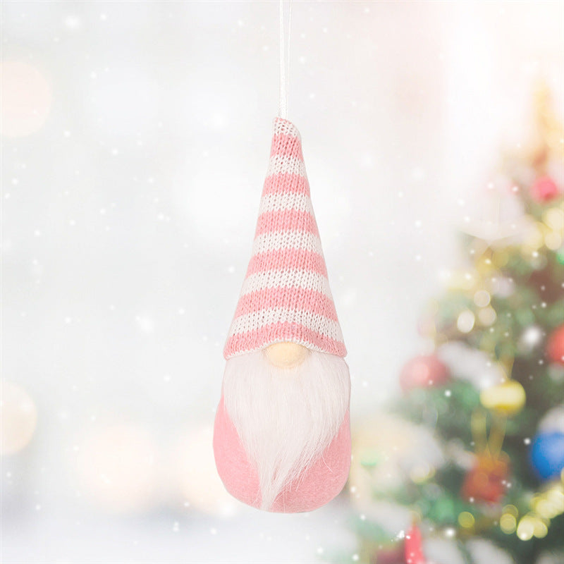 Christmas Hanging Knitted Ornament – Small Festive Pendant