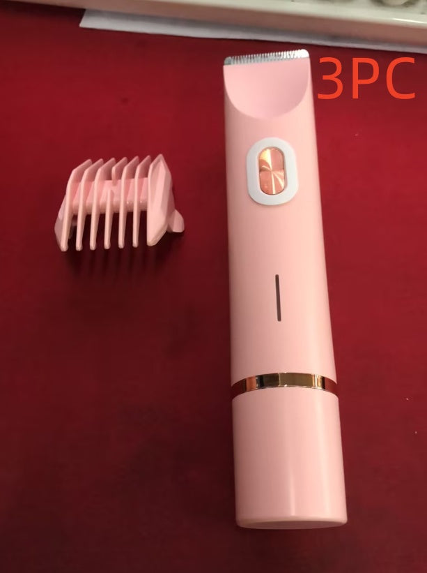Women’s Electric Bikini Trimmer 2-in-1 Hair Remover – Painless Wet & Dry Pubic Hair Shaver for Sensitive Skin