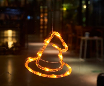 Haunted Window LED Lights – Fun Halloween Home Glow
