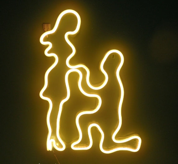 LED Neon Open Sign Wall Light – Hanging Aesthetic Decor