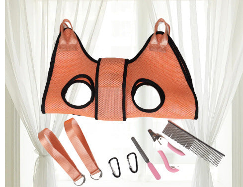 Pet Grooming Restraint Bag – Hammock for Nail Clipping & Cleaning