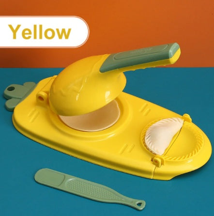 Manual Dumpling Maker Mold Press – 2-in-1 Kitchen Tool for Fast Dough Wrapper Making