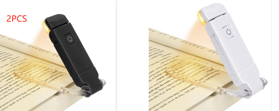 Portable Book Reading Light LED Clip – Rechargeable Eye Care Lamp for Bedside Reading