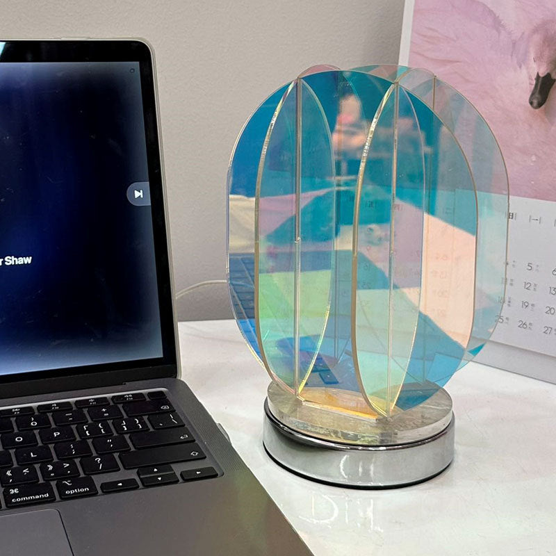 Aesthetic Acrylic Lamp – Colorful LED Night Light for Bedroom & Desk