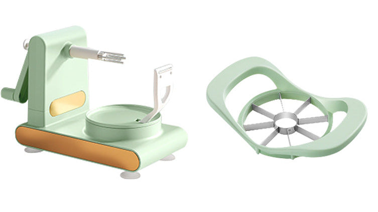 Compact Hand Crank Peeler – Multifunction Fruit Slicer & Corer