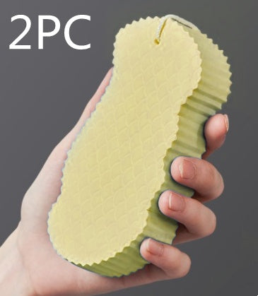 Gentle Exfoliating Body Sponge 3D Bath Tool – Skin Polishing Shower Scrubber
