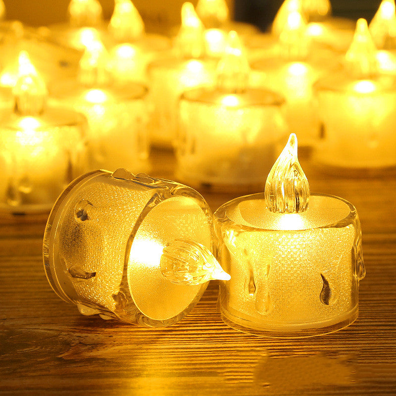 LED Tea Light Candle Set – Flickering Flameless Lights |Holiday Decoration