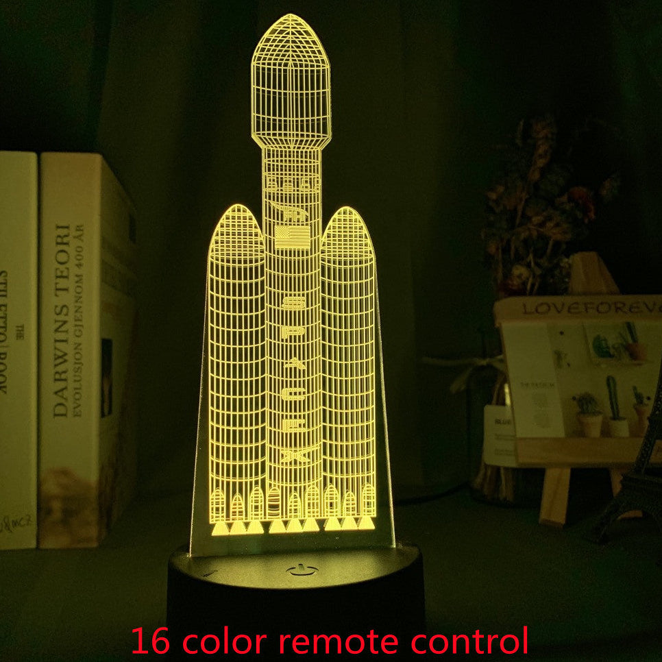 Custom Name LED Night Light – 3D Airplane Lamp for Kids Bedroom