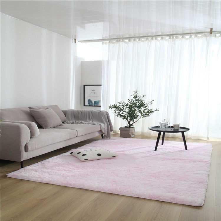 Aesthetic Tie-Dye Rug Carpet – Gradient Soft Floor Mat for Bedroom & Living Room Decor