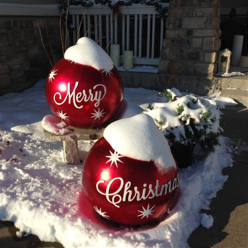Large Christmas Decoration Balls for Festive Outdoor Displays