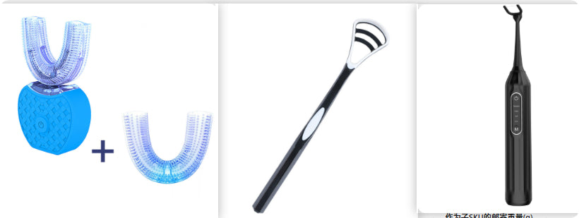 Hands-Free Electric Toothbrush – 360° U-Shape Cleaner for Whiter Teeth