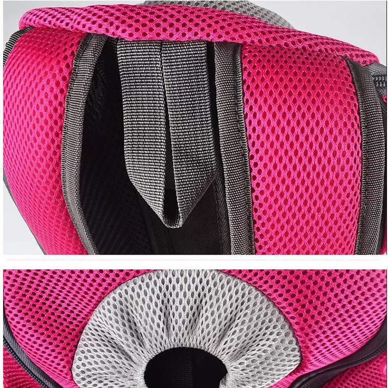Pet Travel Backpack Carrier – Portable Outdoor Dog Bag for Hiking & Walking