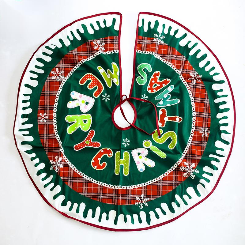Christmas Tree Skirt Decoration – Festive Xmas Tree Base Cover for Holiday Home Decor