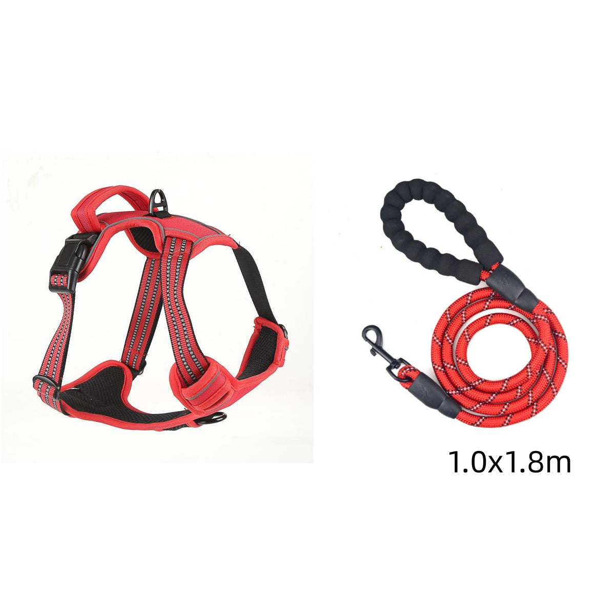 No Pull Dog Harness – Breathable Reflective Vest for Safe Walking & Training