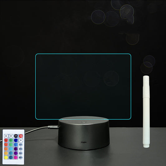 Glow Writing 3D Acrylic Board – LED Message Night Light for Notes, Reminders & Home Decor