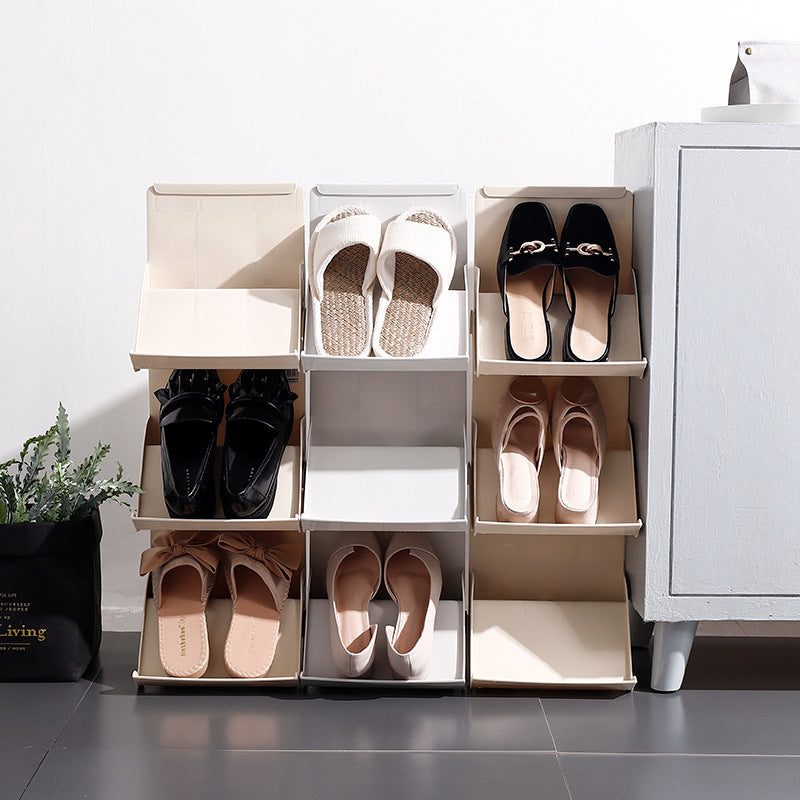 Shoe Organizer Rack Stackable – Multi Layer Storage for Closet & Entryway