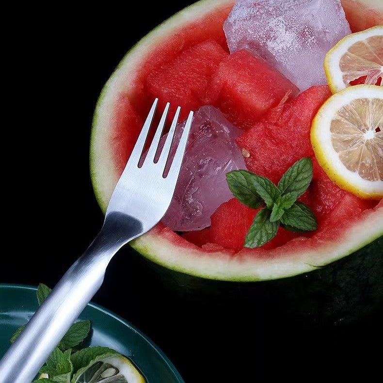 2-in-1 Watermelon Slicer & Fork – Multi-Purpose Fruit Cutter for Kitchen