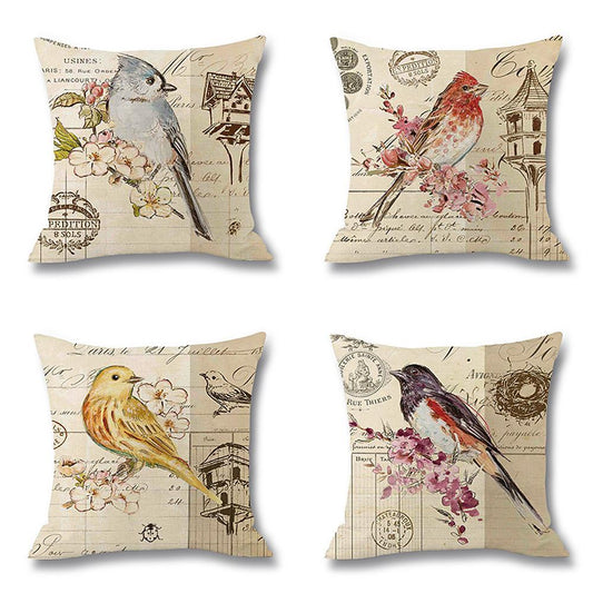 Cozy Printed Linen Throw Pillow for Everyday Comfort