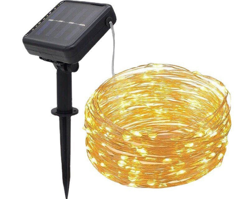 Solar LED Garden Lights – Outdoor Waterproof String Lights for Party & Holiday Decor