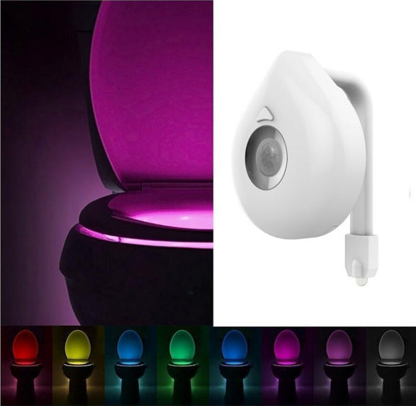 Automatic Toilet Night Light LED – Motion Sensor Bathroom Glow Light