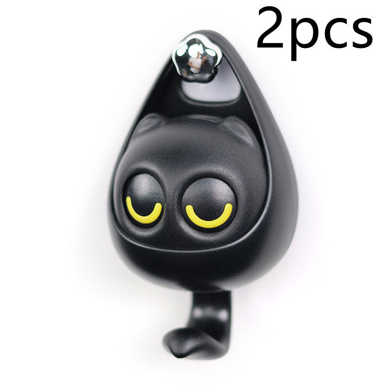 Playful Cat Coat Hook for Keys, Scarves, and Hats