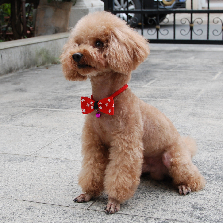 Fashion Pet Bow Tie – Cute Dog & Cat Collar Accessory for Everyday Style