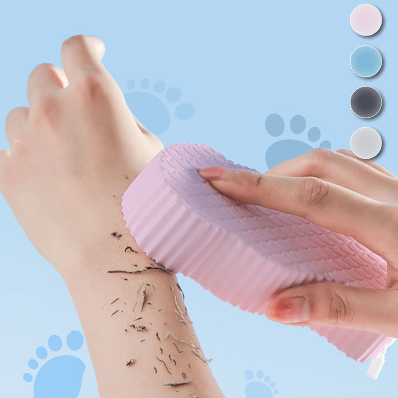 Gentle Exfoliating Body Sponge 3D Bath Tool – Skin Polishing Shower Scrubber