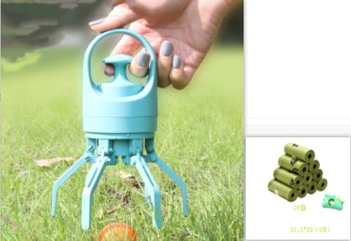 Portable Dog Pooper Scooper with Bag Dispenser – Lightweight