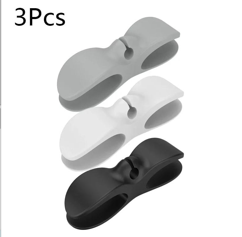 Home Cable Management Clip – Adhesive Cord Organizer Winder for Neat & Tidy Wire Storage