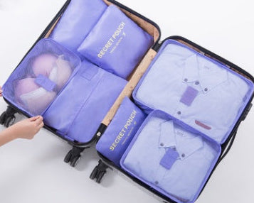 Travel Packing Cubes Set – Waterproof Nylon Organizer Bag for Trips