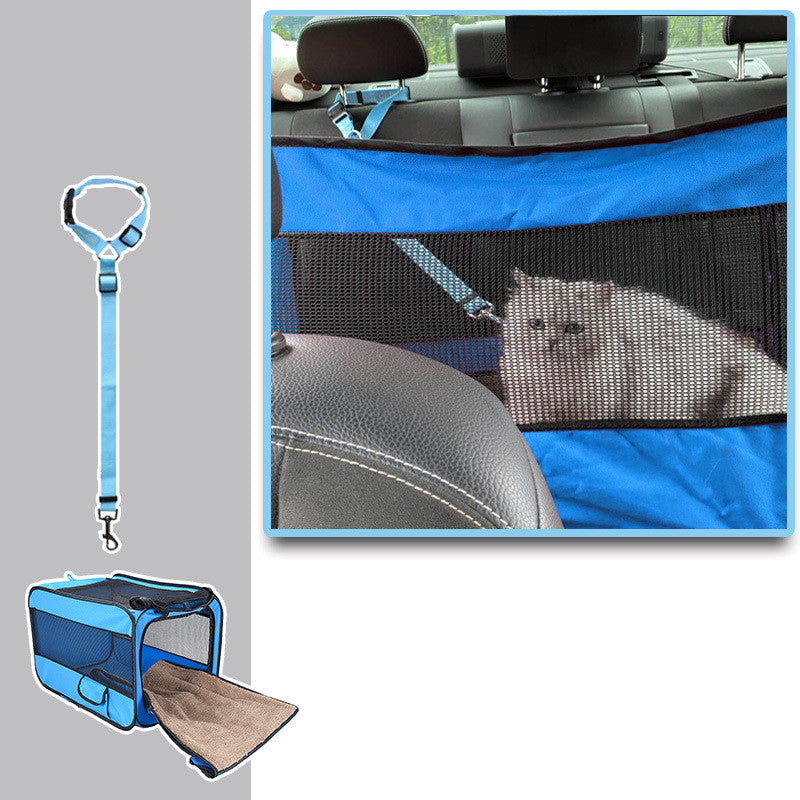 Pet Travel Carrier – Secure, Portable, Foldable Bag for Cats & Dogs