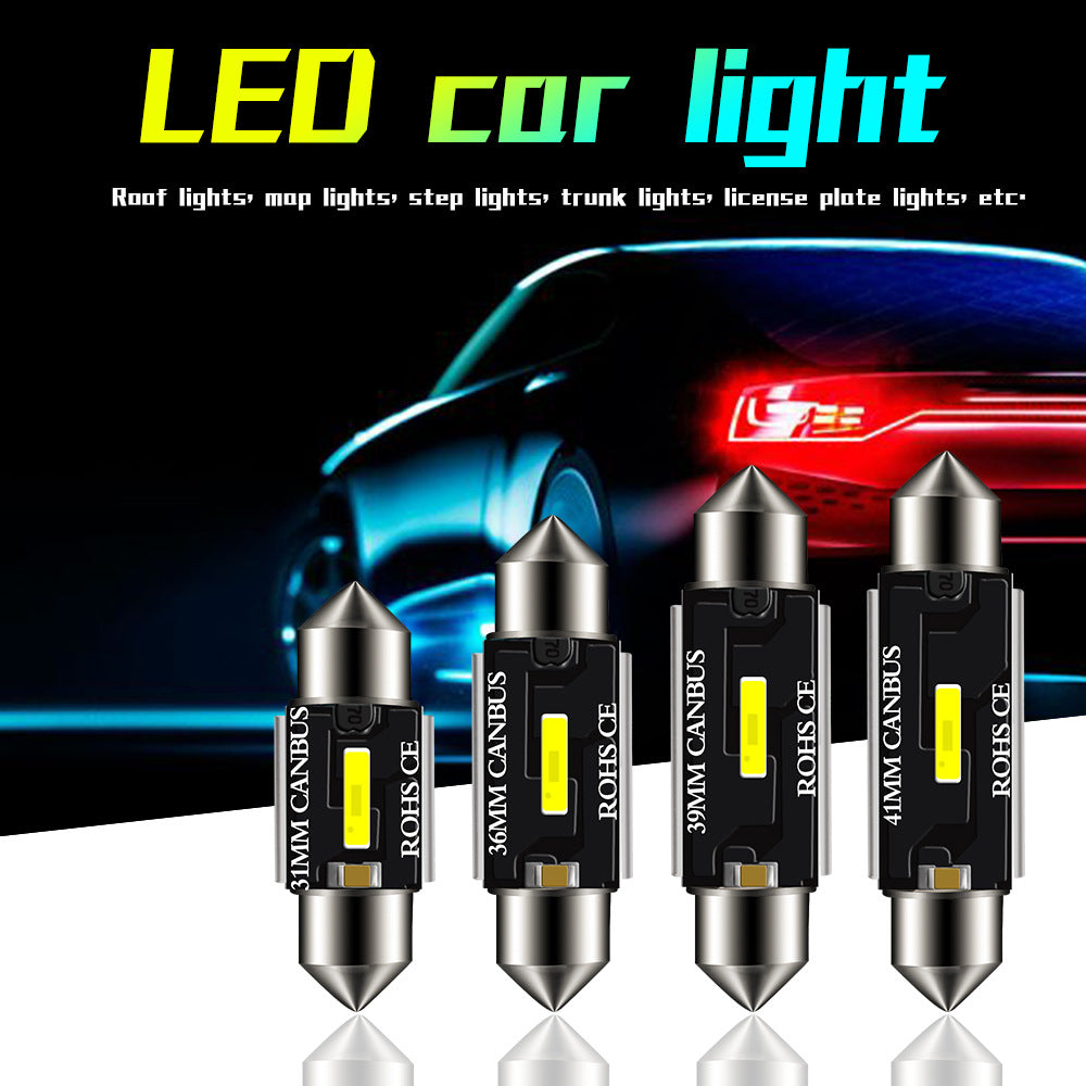 Car Interior LED Reading Light – USB Adjustable Clip Auto Night Lamp