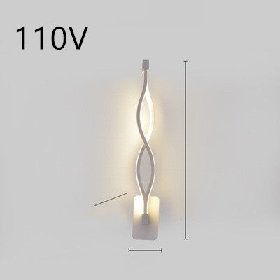 Nordic LED Wall Lamp – Minimalist Bedside Light