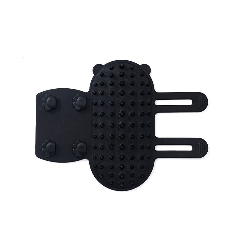 Ultimate Cat Self Grooming Tool | Wall Corner Hair Remover & Scratcher Brush