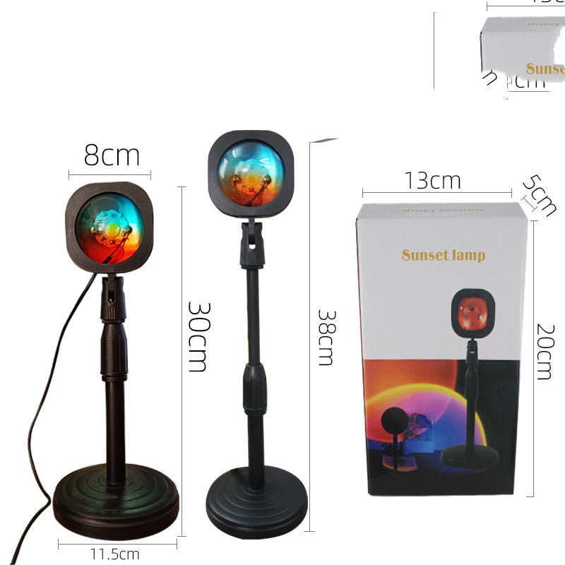 Sunset LED Projector Lamp – Ambient Mood Light for Bedroom Aesthetic Room Decoration