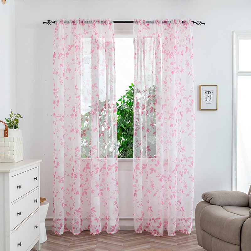 Minimalist Mesh Sheer Curtains – Light Transmission Bedroom Window Drapes for Cozy Living Space