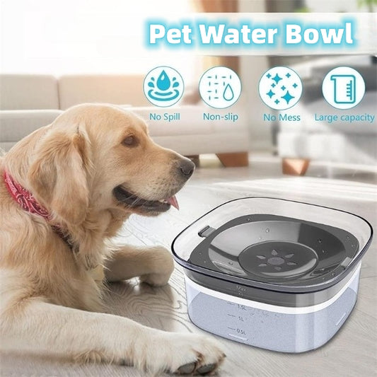 Spill Proof Dog Water Bowl – Large Capacity