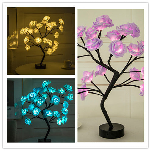 Rose Bonsai Lamp – A Touch of Magic at Night