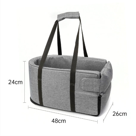 Pet Car Carrier Seat – Secure Dog Travel Seat for Small Dogs