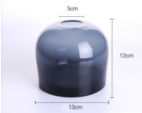 Decorative Glass Vase for Flowers – Modern Living Room & Dining Table Accent