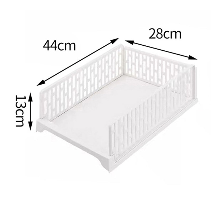 Closet Wardrobe Organizer Storage Box – Layered Partition Clothing Storage Solution