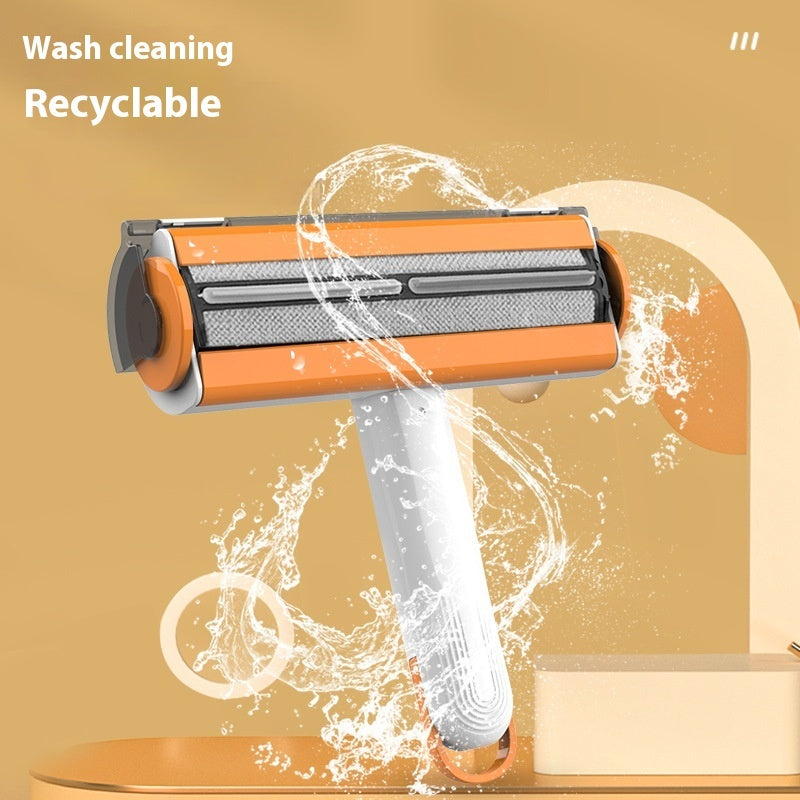 Washable Pet Hair Remover Brush – 2 in 1 Lint Roller for Furniture & Clothing