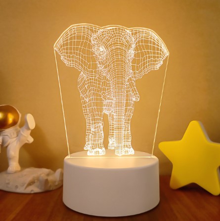 Color Changing 3D LED Lamp – Remote Night Light for Room Setup