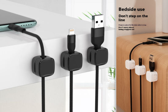 Desk Wire Organizer – Magnetic Cable Clip for Clutter-Free Workstations