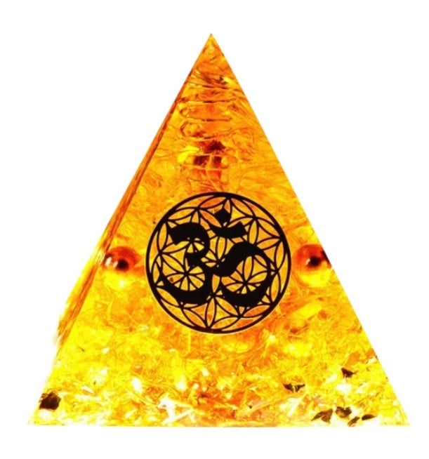 Natural Crystal Stone Pyramid – Energy Balance Decor for Home Desk Office Interior Styling