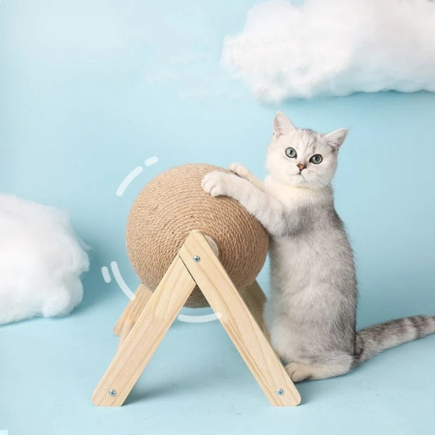 Cat Climbing Frame Scratching Post Tower – Heavy Duty Pet Furniture Protector