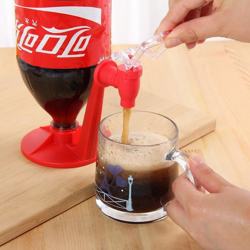 Portable Drink Dispenser Bottle – Easy Pour Soda & Water for Home Bar Setup